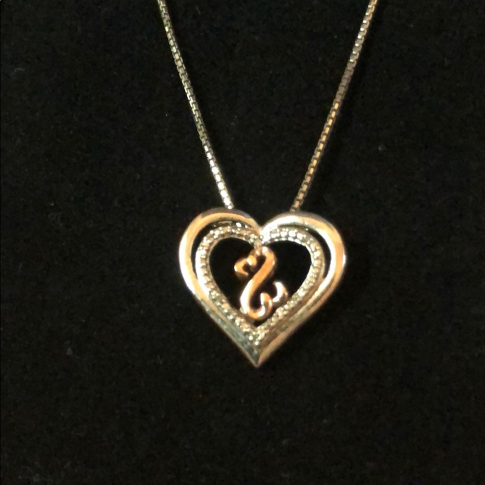 OPEN HEART NECKLACE, Jane Seymour, NWOT